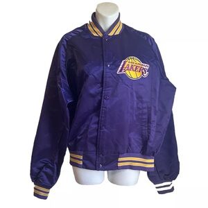 Los Angeles lakers vintage 90s chalk line jacket size large